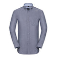 Bleu marine - Bleu - Front - Russell Collection - Chemise - Homme