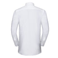 Blanc - Bleu - Back - Russell Collection - Chemise - Homme