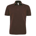 Marron - Front - B&C - Polo HEAVYMILL - Homme
