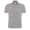 Gris chiné - Front - B&C - Polo HEAVYMILL - Homme