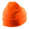 Orange fluo - Back - Result - Bonnet - Adulte