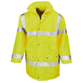 Jaune - Front - SAFE-GUARD by Result - Manteau MOTORWAY - Homme