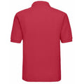 Rouge - Back - Russell - Polo à manches courtes - Homme