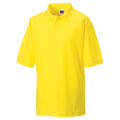 Jaune - Front - Russell - Polo à manches courtes - Homme