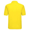 Jaune - Back - Russell - Polo à manches courtes - Homme