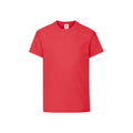 Rouge - Front - Fruit of the Loom - T-shirt ORIGINAL - Enfant