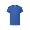 Bleu roi - Front - Fruit of the Loom - T-shirt ORIGINAL - Enfant