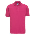 Fuchsia - Front - Russell - Polo à manches courtes - Hommes