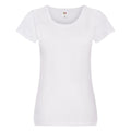 Blanc - Front - Fruit of the Loom - T-shirt ORIGINAL - Femme