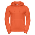 Orange - Front - Sweatshirt à capuche Russell pour homme
