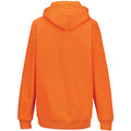 Orange - Back - Sweatshirt à capuche Russell pour homme