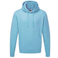 Bleu ciel - Back - Sweatshirt à capuche Russell pour homme