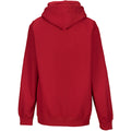 Rouge - Back - Sweatshirt à capuche Russell pour homme