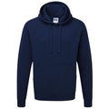 Bleu marine - Front - Sweatshirt à capuche Russell pour homme