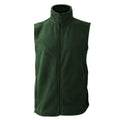 Vert bouteille - Front - Russell - Gilet polaire sans manches - Homme