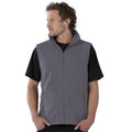 Gris - Back - Russell - Gilet polaire sans manches - Homme