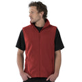 Rouge - Back - Russell - Gilet polaire sans manches - Homme