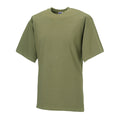 Olive - Front - Russell - T-shirt à manches courtes - Homme