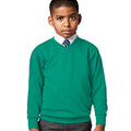 Emeraude - Back - Jerzees Schoolgear - Sweatshirt à col en V - Enfant unisexe