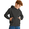 Noir - Back - Jerzees Schoolgear - Sweatshirt à capuche - Enfant