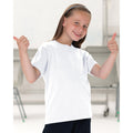Blanc - Back - T-shirt classique uni Jerzees Schoolgear pour enfant