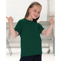 Vert bouteille - Back - T-shirt classique uni Jerzees Schoolgear pour enfant