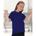 Violet - Back - T-shirt classique uni Jerzees Schoolgear pour enfant