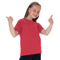 Rouge - Back - T-shirt classique uni Jerzees Schoolgear pour enfant