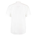 Blanc - Back - Chemise à manches courtes Kustom Kit Workforce pour homme