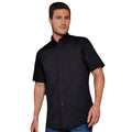 Noir - Side - Chemise à manches courtes Kustom Kit Workforce pour homme