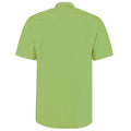 Vert citron - Back - Chemise à manches courtes Kustom Kit Workforce pour homme