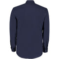 Bleu marine foncé - Back - Kustom Kit - Chemise à manches longues - Homme