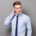 Bleu clair - Side - Kustom Kit - Chemise à manches longues sans repassage - Homme
