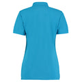 Turquoise - Back - Polo à manches courtes Kustom Kit Klassic Superwash pour femme