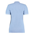Bleu clair-Blanc - Back - Polo à manches courtes Kustom Kit St. Mellion pour femme