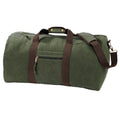 Vert militaire - Front - Quadra Vintage - sac de voyage en toile - 45 litres