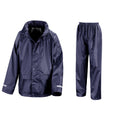 Bleu marine - Front - Result Core - Veste et pantalon de pluie - Enfant unisexe