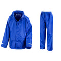 Bleu roi - Front - Result Core - Veste et pantalon de pluie - Enfant unisexe