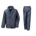 Bleu marine - Side - Result Core - Ensemble veste et pantalon imperméables coupe-vent - Homme