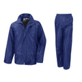 Bleu royal - Side - Result Core - Ensemble veste et pantalon imperméables coupe-vent - Homme