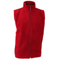 Rouge - Front - Result Core - Gilet polaire anti-boulochage - Homme