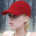 Rouge - Back - Result - Casquette unie style pro - Adulte unisexe