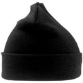 Noir - Side - Result - Bonnet thermique épais avec isolation 3M Thinsulate