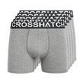 Charbon chiné - Front - Crosshatch - Boxers ASTRAL - Homme