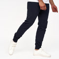 Bleu marine - Front - Crosshatch - Pantalon de jogging MELPOORE - Homme