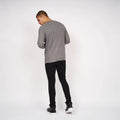 Gris chiné - Back - Smith & Jones - Pull - Homme