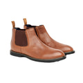 Marron clair - Front - Duck and Cover - Bottines Chelsea MAXWALL - Homme