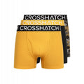 Jaune - Front - Crosshatch - Boxers PAYSO - Homme