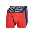 Rouge - Front - Crosshatch - Boxers LYNOL - Homme