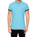 Turquoise vif - Front - Bewley & Ritch - Chemise BLANCA - Homme